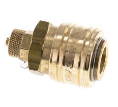 Acoplamiento de aire de latón DN 7.2 (Euro) Tuerca de unión 4x6 mm
