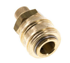 Acoplamiento de aire de latón DN 7.2 (Euro) Tuerca de unión 4x6 mm