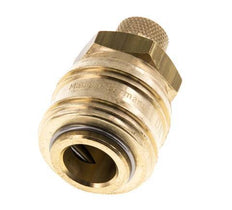 Acoplamiento de aire de latón DN 7.2 (Euro) Tuerca de unión 4x6 mm