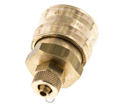 Acoplamiento de aire de latón DN 7.2 (Euro) Tuerca de unión 4x6 mm