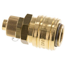 Acoplamiento de aire de latón DN 7.2 (Euro) Tuerca de unión 9x12 mm