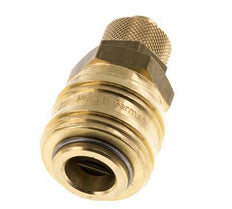 Acoplamiento de aire de latón DN 7.2 (Euro) Tuerca de unión 9x12 mm