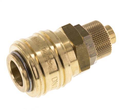Acoplamiento de aire de latón DN 7.2 (Euro) Tuerca de unión 9x12 mm