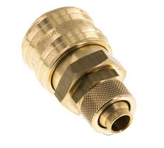 Acoplamiento de aire de latón DN 7.2 (Euro) Tuerca de unión 9x12 mm