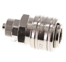 Latón niquelado DN 7.2 (Euro) Racor de acoplamiento de aire Tuerca de unión 6x8 mm