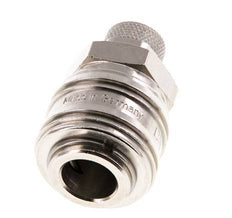 Latón niquelado DN 7.2 (Euro) Racor de acoplamiento de aire Tuerca de unión 6x8 mm