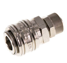Latón niquelado DN 7,2 (Euro) Racor de acoplamiento de aire Tuerca de unión 8x10 mm