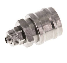 Acero inoxidable DN 7.2 (Euro) Acoplamiento de aire Tuerca de unión 6x8 mm