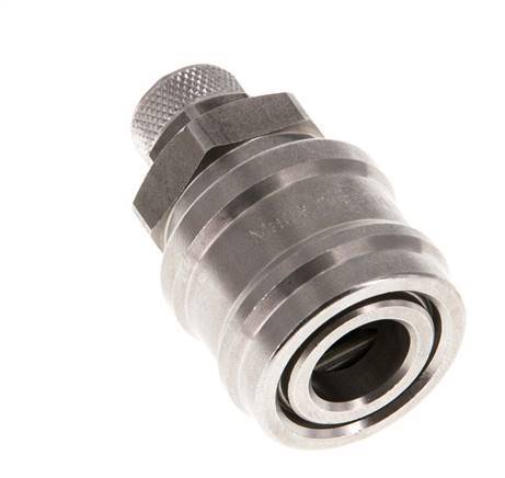 Acero inoxidable DN 7.2 (Euro) Acoplamiento de aire Tuerca de unión 6x8 mm