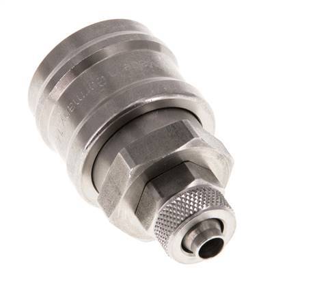 Acero inoxidable DN 7.2 (Euro) Acoplamiento de aire Tuerca de unión 6x8 mm