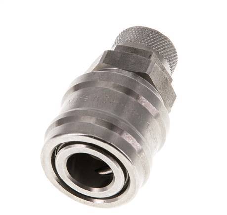 Acero inoxidable DN 7.2 (Euro) Acoplamiento de aire Tuerca de unión 8x10 mm