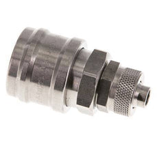 Acero inoxidable DN 7.2 (Euro) Acoplamiento de aire Tuerca de unión 8x10 mm