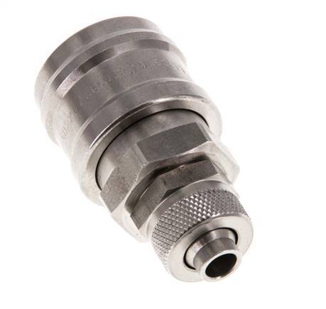Acero inoxidable DN 7.2 (Euro) Acoplamiento de aire Tuerca de unión 8x10 mm