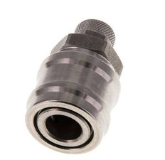 Acero inoxidable DN 7,2 (Euro) Acoplamiento de aire Toma 6x8 mm Tuerca de unión Cierre doble