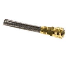 Acoplamiento de aire de latón DN 7.2 (Euro) Tuerca de unión 9x12 mm Bend-Protect