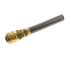 Acoplamiento de aire de latón DN 7.2 (Euro) Tuerca de unión 9x12 mm Bend-Protect