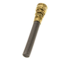 Acoplamiento de aire de latón DN 7.2 (Euro) Tuerca de unión 9x12 mm Bend-Protect