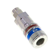 Acero/latón DN 7.6 (7.2 Euro) Acoplamiento de seguridad para aire Enchufe 5x8 mm (streamline) Tuerca de unión