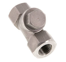 G3/8'' Válvula de retención en Y de acero inoxidable 316 PTFE 0.4/0.8-40bar - CLYS
