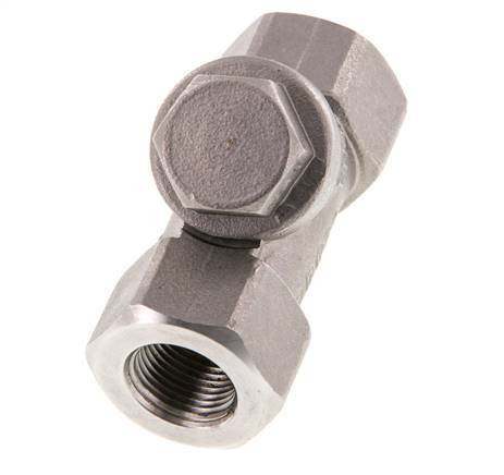 G3/8'' Válvula de retención en Y de acero inoxidable 316 PTFE 0.4/0.8-40bar - CLYS