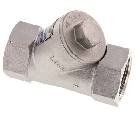 G1-1/4'' Válvula de retención en Y de acero inoxidable 316 PTFE 0.4/0.8-40bar - CLYS