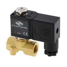 Electroválvula CM-DA 1/4'' compacta latón FKM 0-10bar 24V CC