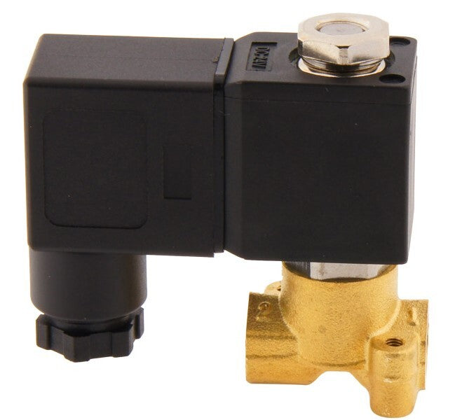 Electroválvula CM-DA 1/8'' Latón FKM 0-10bar 12V DC