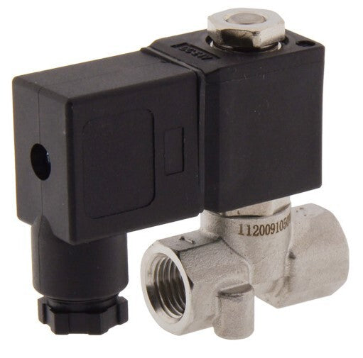 Electroválvula CM-DA 1/4'' Acero inoxidable FKM 0-10bar 380V AC