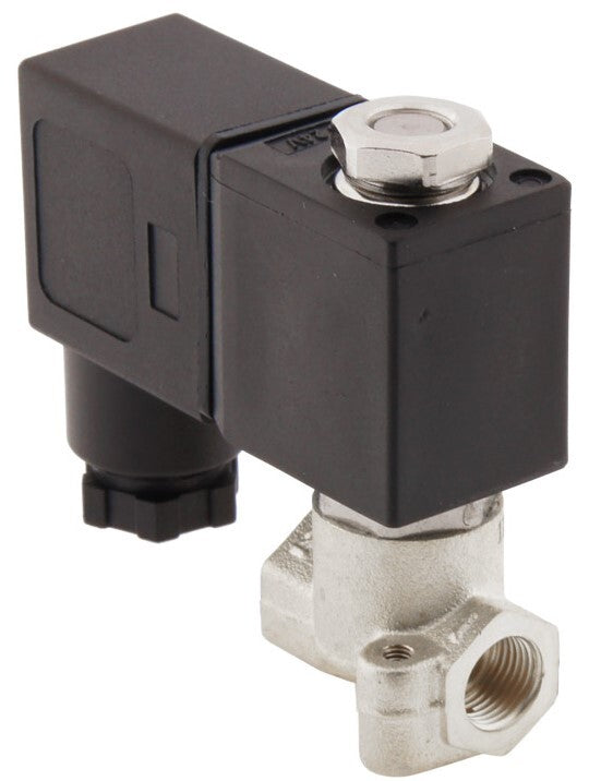 Electroválvula CM-DA 1/8'' Acero inoxidable FKM 0-10bar 24V DC