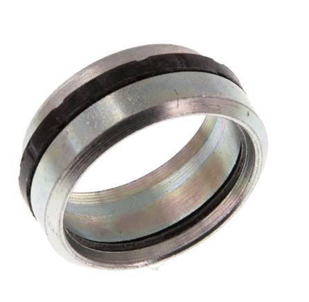 22L Acero zincado Anillo de corte con junta