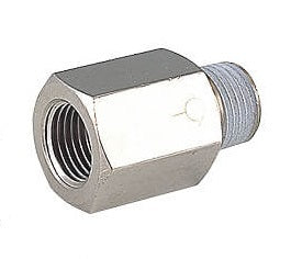 Válvula de retención de aluminio Rc1/8" - R1/8" Meter-In