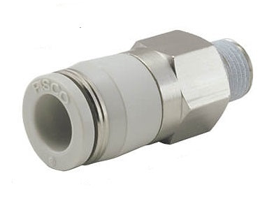 válvula de retención recta tipo resina de 4mm - M5