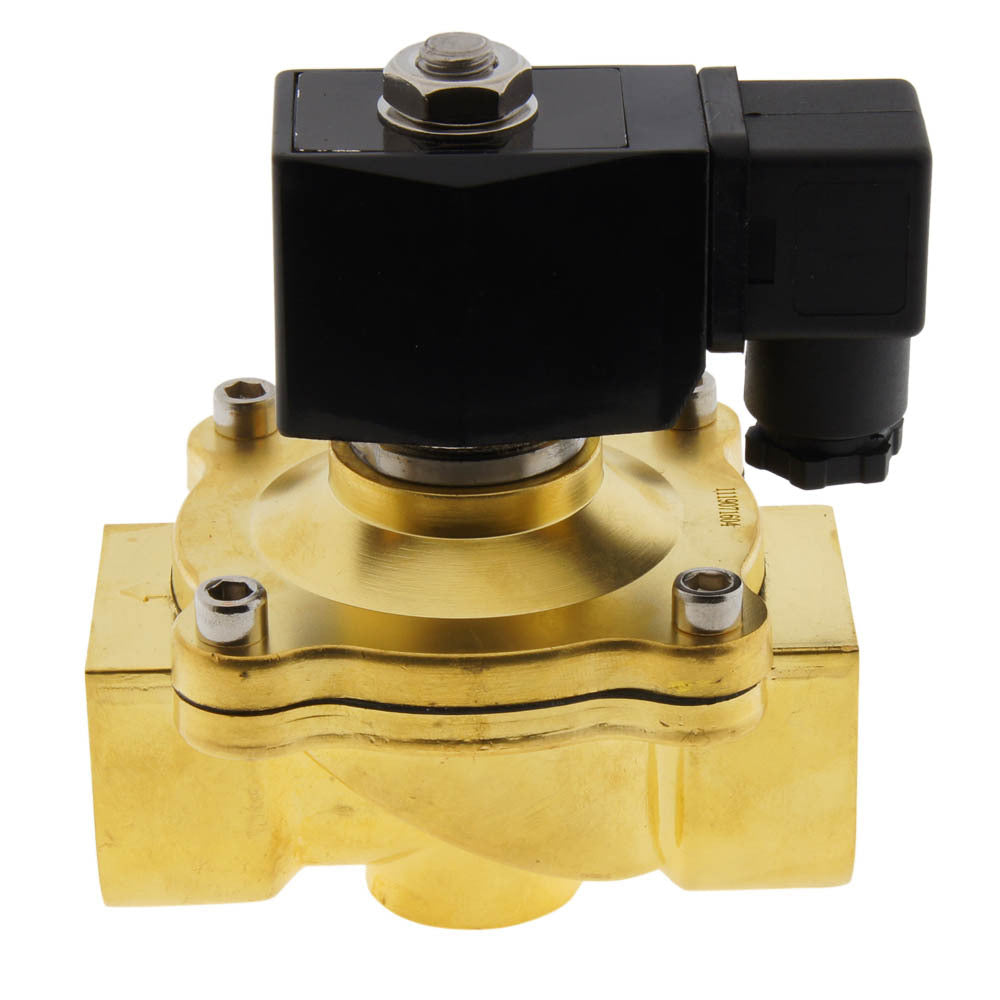 Electroválvula DF-SA 1'' de latón EPDM 0-6bar 12V DC