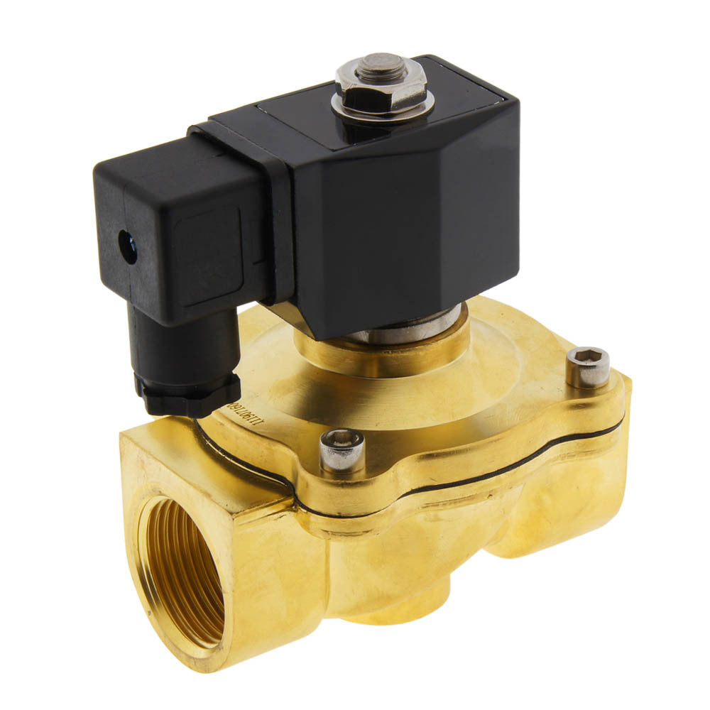 Electroválvula DF-SA 1'' de latón EPDM 0-6bar 12V DC