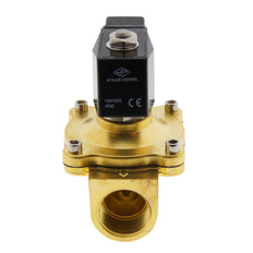 Electroválvula DF-SA 1'' de latón FKM 0-6bar 12V DC