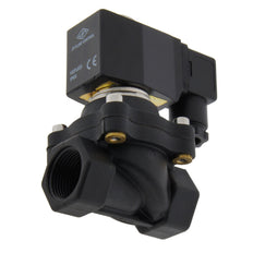 Electroválvula DF-SA 1'' Nylon FKM 0-6bar 12V DC