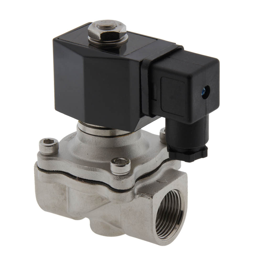 Válvula solenoide DF-SA 3/4'' acero inoxidable EPDM 0-6bar 12V DC