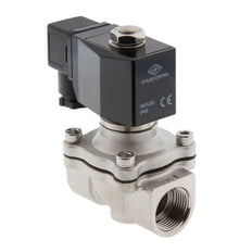 Electroválvula DF-SA 3/4'' acero inoxidable FKM 0-6bar 12V DC