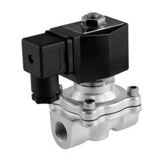 Válvula solenoide DF-SA 3/8'' Acero inoxidable EPDM 0-6bar 12V DC