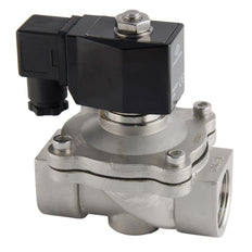 Electroválvula DF-SA 1'' acero inoxidable FKM 0-6bar 12V CC
