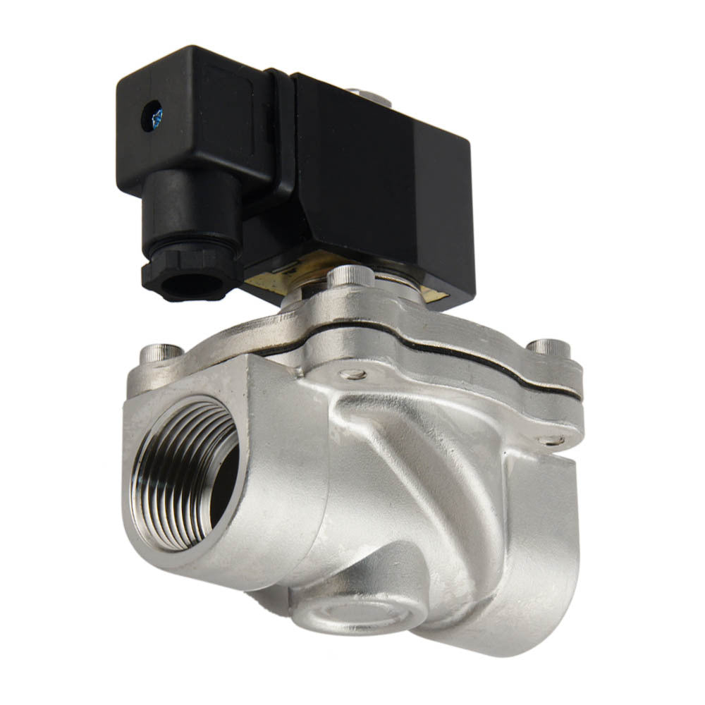 Electroválvula DF-SA 1'' acero inoxidable FKM 0-6bar 24V CC