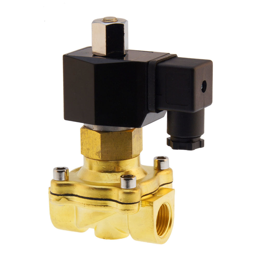 Electroválvula DF-SB 1/2'' NO latón EPDM 0-5bar 120V AC
