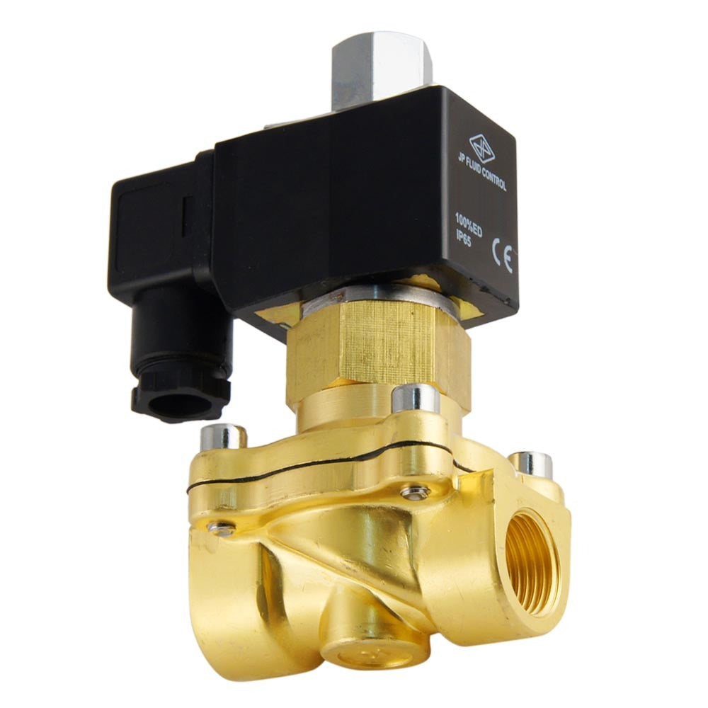 Electroválvula DF-SB 1/2'' NO latón FKM 0-5bar 120V AC