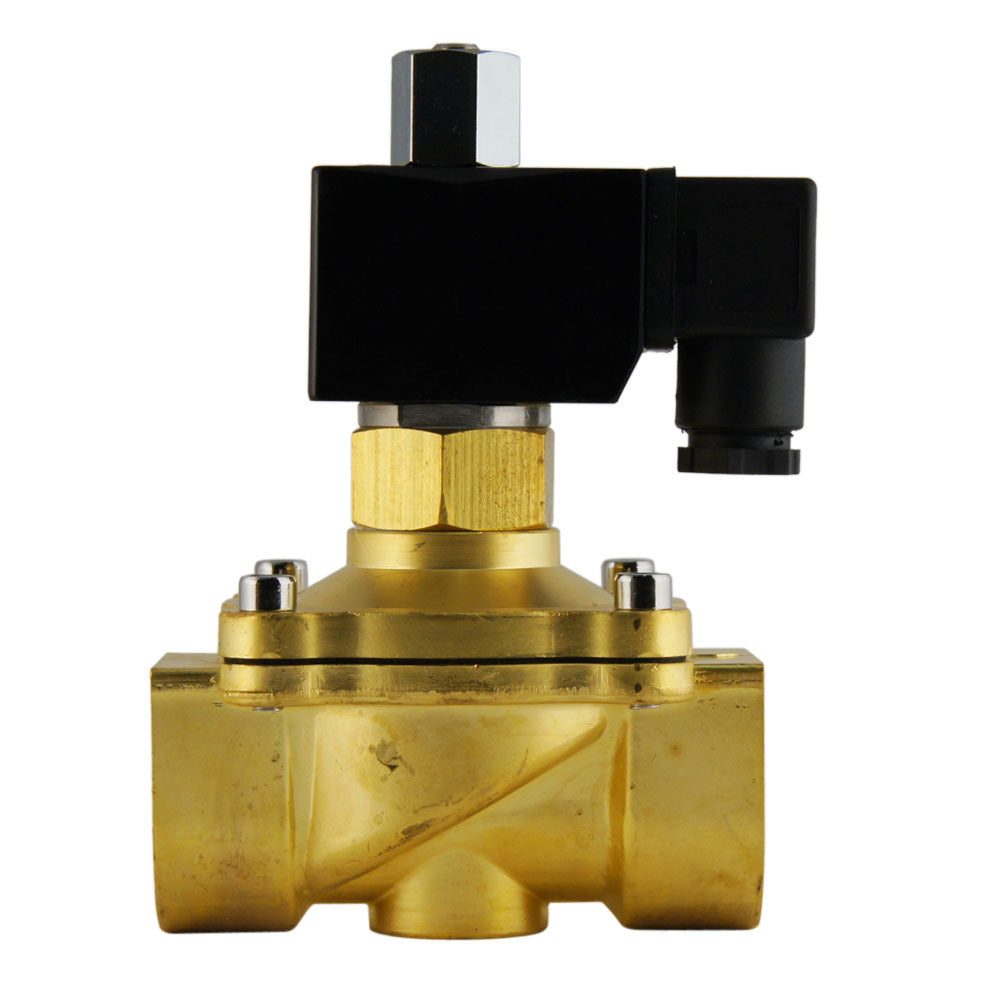 Electroválvula DF-SB 1'' NO latón EPDM 0-3bar 12V DC