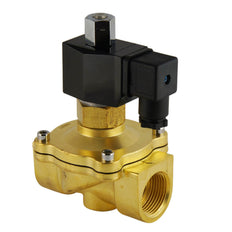 Electroválvula DF-SB 1'' NO latón FKM 0-3bar 12V DC