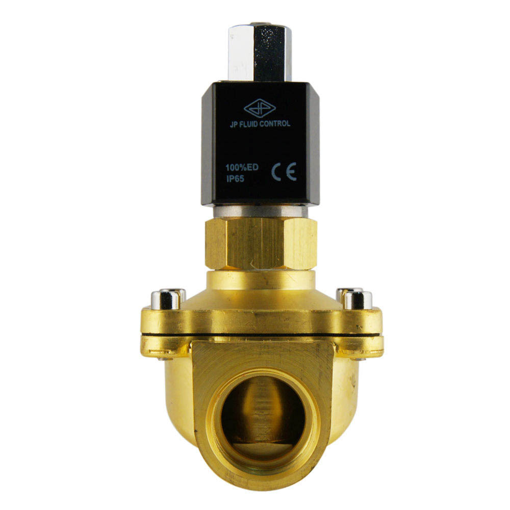Electroválvula DF-SB 1'' NO latón EPDM 0-3bar 12V DC