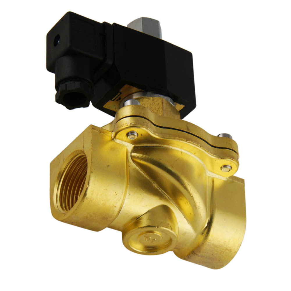 Electroválvula DF-SB 1'' NO latón EPDM 0-5bar 120V AC
