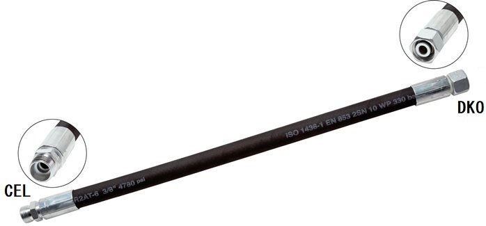 Manguera Hidráulica 2SN Con Racor M14x1,5 DKO/CEL 315 bar (OP) 2 m