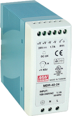Fuente de alimentación Mean Well MDR CC 24V | MDR-40-24