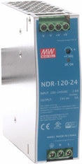 Fuente de alimentación universal Mean Well NDR 24V 5A | NDR-120-24
